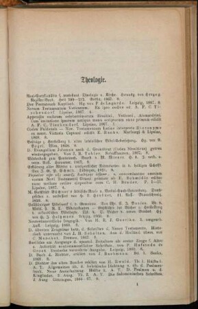 Theologie. - Encyclopädie.