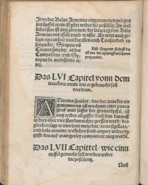 Das LVI Capitel vonn dem triackers/ vnnd wie er gebraucht soll werdenn.