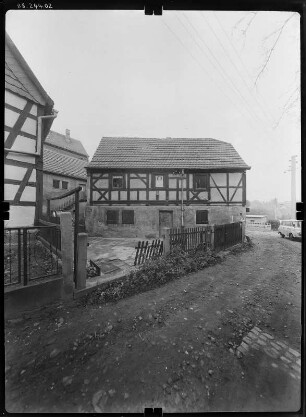 Meißen-Altstadt, Hintermauer 1. Wohnhaus (2. H. 18. Jh.). Straßenansicht