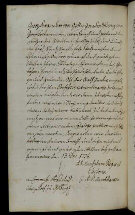 Befragung der Professoren zu einer möglichen Ernennung des Hofrats Penther zum außerordentlichen Professor.
