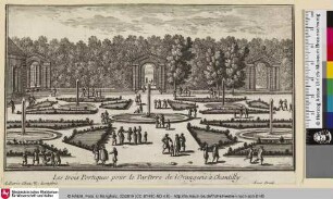 Les trois Portiques pour le Parterre de l'Orangerie à Chantilly