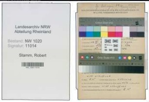 Entnazifizierung Robert Stamm , geb. 14.11.1898 ()