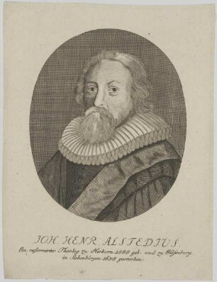 Bildnis des Joh. Heinr. Alstedius