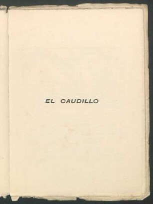 El caudillo