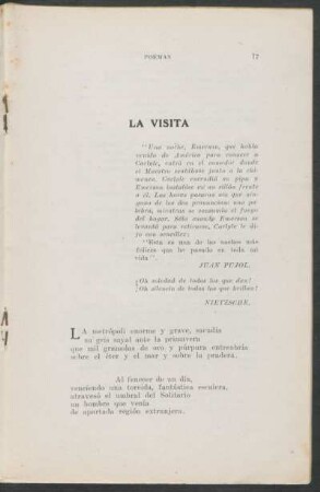 La visita