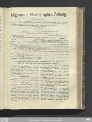 Nr. 14. 4. Juli 1902. Jahrg. IX.
