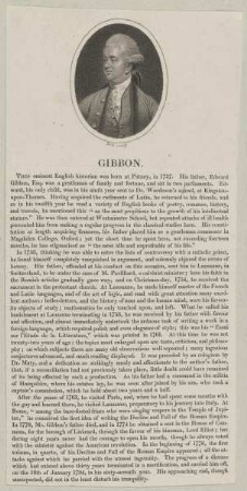 Bildnis des Edward Gibbon