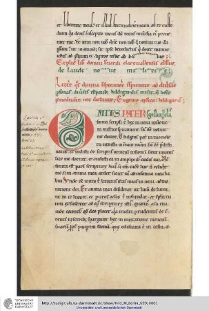 Briefsammlung Hildegard von Bingen : Staatsbibliothek Preußischer Kulturbesitz