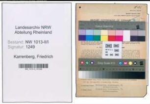 Entnazifizierung Friedrich Karrenberg , geb. 25.04.1888 ()