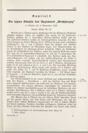 Kapitel 3 - Die letzten Kämpfe des Regiments "Großherzog"
