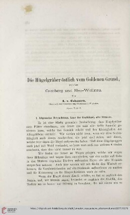 14: Die Hügelgräber östlich vom Goldenen Grund, zwischen Camberg und Neu-Weilnau