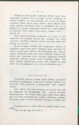 Particula II.