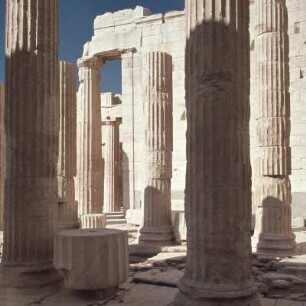 Athen, Propyläen, Akropolis. In den Großen Propyläen, 437-432 v. Chr. Mnesikles. Ag.4
