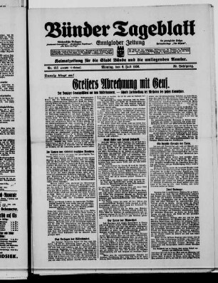 Bünder Tageblatt. 1901-1942