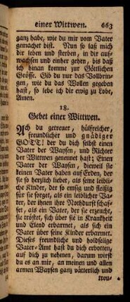 663-666, Einer Wittwe