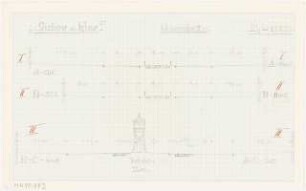 Umgestaltung eines Verkehrsplatzes Monatskonkurrenz Februar 1930: 3 Straßenprofile 1:200