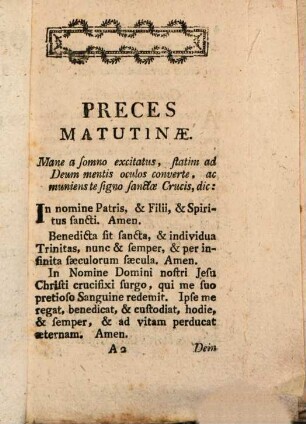 Oratorium Catholicum continens selecta Pietatis exercitia in usum tenerae praecipue iuventutis studiosae