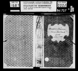 Amtsprotokoll für das Jahr 1826/27