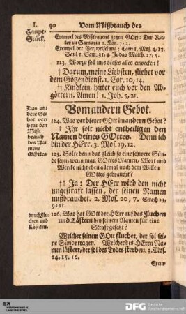 Vom andern Gebot