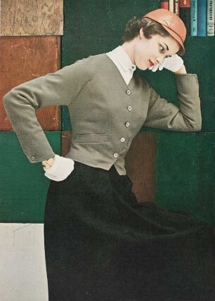 Modeaufnahme, Tearsheet, Frontispiz (Mademoiselle)