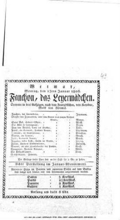 Fanchon, das Leyermädchen