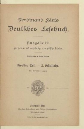 Teil 2 = 2. Schuljahr, [Schülerband]: [Teil 2 = 2. Schuljahr, [Schülerband]]