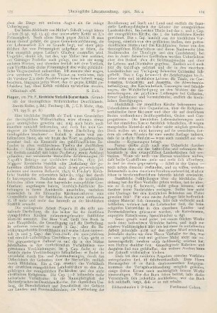123-124 [Rezension] Pieper, P., Kirchliche Statistik Deutschlands