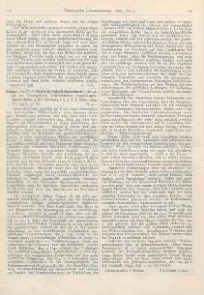 123-124 [Rezension] Pieper, P., Kirchliche Statistik Deutschlands