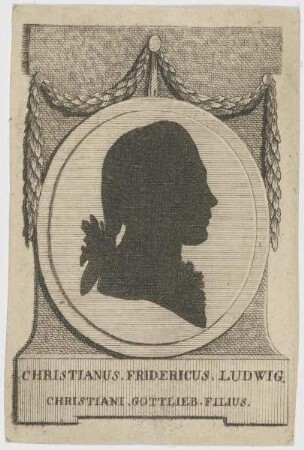 Bildnis des Christianus Fridericus Ludwig