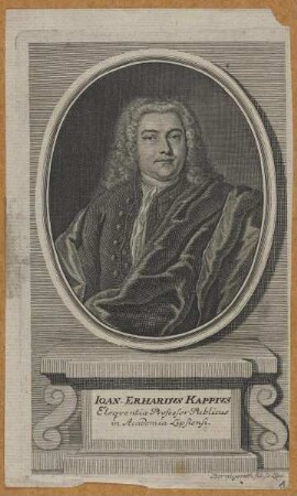 Bildnis des Ioannes Erhardvs Kappivs