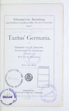 Tazitus' Germania