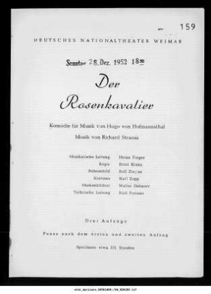 Der Rosenkavalier
