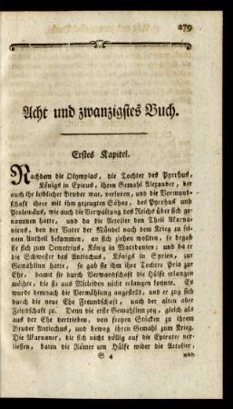 Acht und zwanzigstes Buch