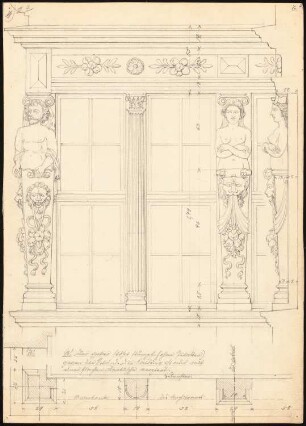 Rathaus, Hann. Münden: Fensterwand innen vom Erker