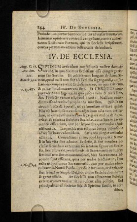 144-155, Septimum articulum confessionis nostrae ...