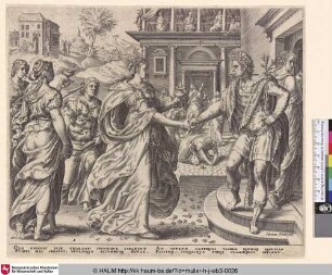 [Die klugen Jungfrauen erreichen den Hochzeitsraum; The wise virgins received by the bridgeroom]