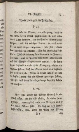 VI. Kapitel. Vom Reinigen im Frühjahr