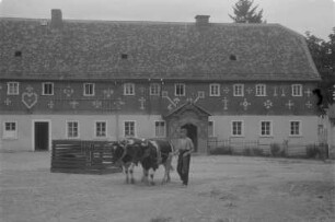 Landwirtschaftsschule in Crostwitz. Unterricht. : Ratarska šula w Chrósćicach. Wučba.
