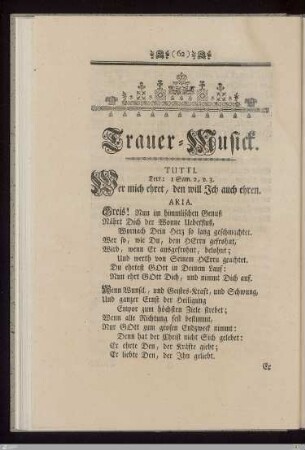 Trauermusik