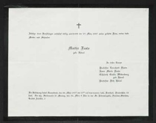 Brief von Leonhard Fanto und Hans Maria Fanto an Gerhart Hauptmann