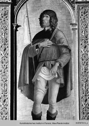 Polyptychon des Heiligen Bartholomäus : Der Heilige Rochus