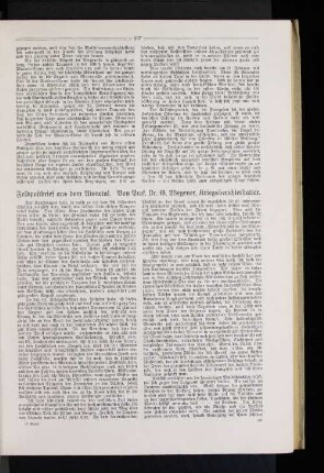 Feldpostbrief aus dem Aisnetal.