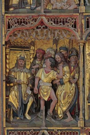 Szenen aus der Heilsgeschichte — Christus vor Hannas