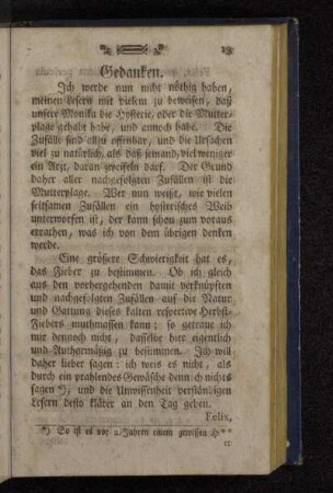 Gedanken.