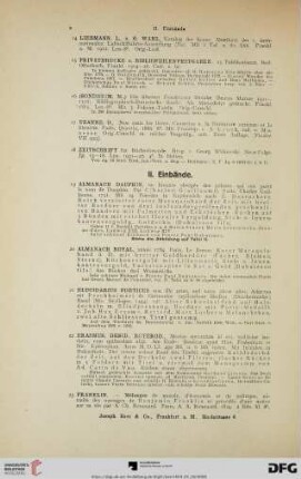 II. Einbände (Nr. 19-32)