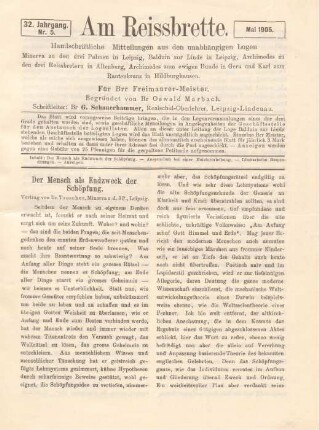 Nr. 5. Mai 1905.