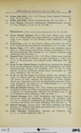 Miniaturen (Nr. 149-160)