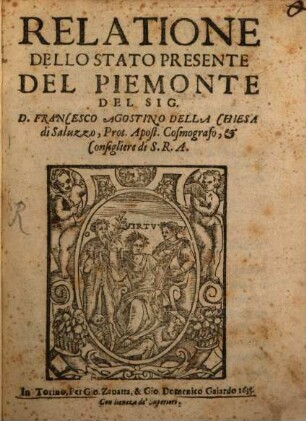 Relatione dello stato presente del Piemonte