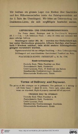 Lieferungs- und Zahlungsbedingungen
