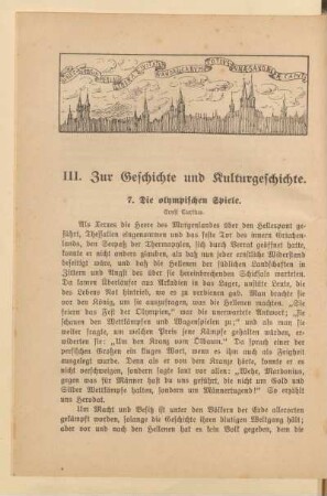III. Zur Geschichte und Kulturgeschichte